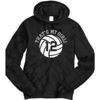 12 Volleyball Player That's My Cheer Mom Dad Team Coach Tie Dye Hoodie