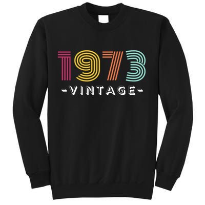 1973 Vintage Retro 50th 51st Birthday Gift Sweatshirt