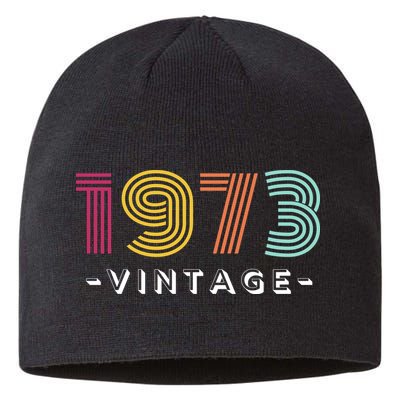 1973 Vintage Retro 50th 51st Birthday Gift Sustainable Beanie