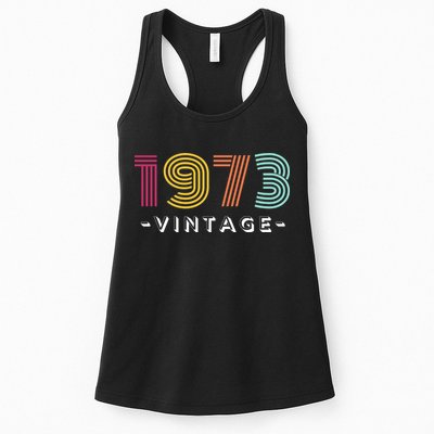 1973 Vintage Retro 50th 51st Birthday Gift Womens Tank Top