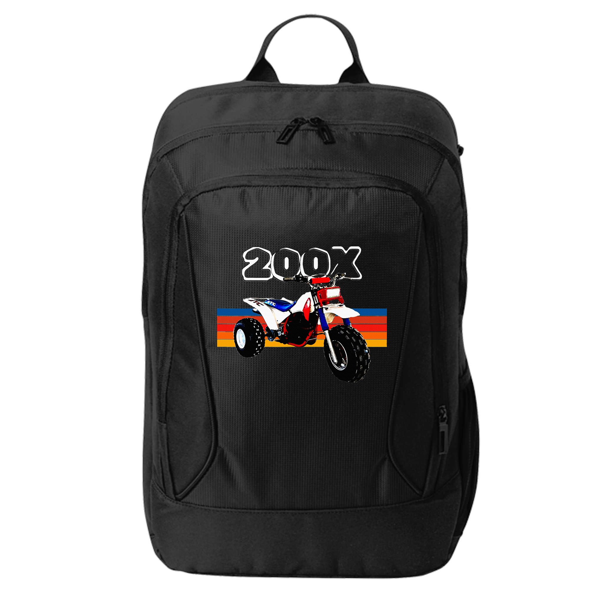 1985 Vintage Retro Three Wheeler Atv Atc 200x City Backpack