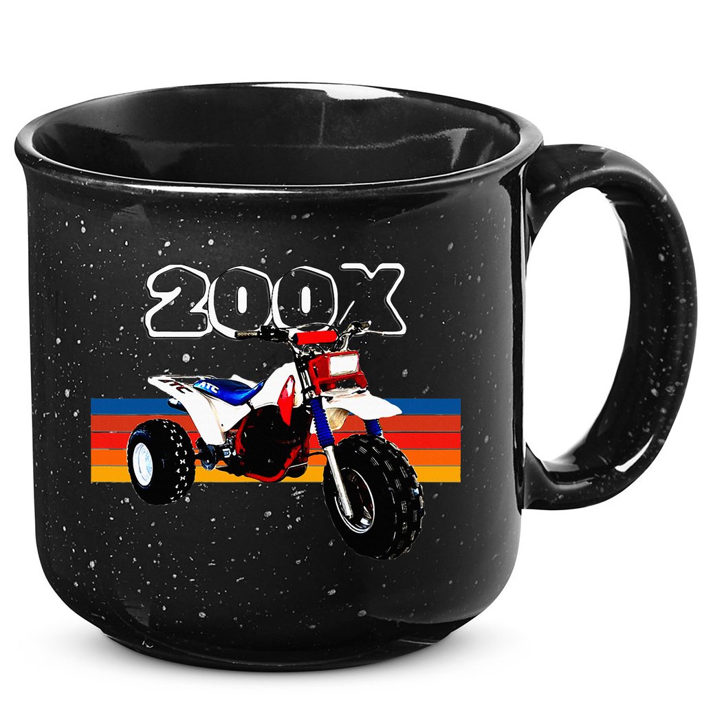 1985 Vintage Retro Three Wheeler Atv Atc 200x 15oz Campfire Ceramic Mug