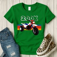 1985 Vintage Retro Three Wheeler Atv Atc 200x Womens T-Shirt