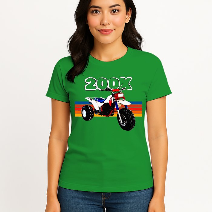 1985 Vintage Retro Three Wheeler Atv Atc 200x Womens T-Shirt