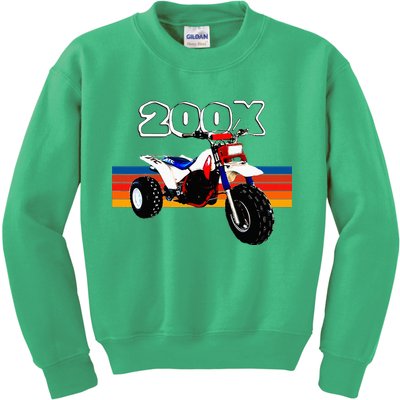 1985 Vintage Retro Three Wheeler Atv Atc 200x Kids Sweatshirt