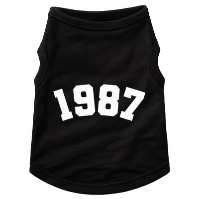 1987 Varsity Vintage College Style 37th Birthday Doggie Tank