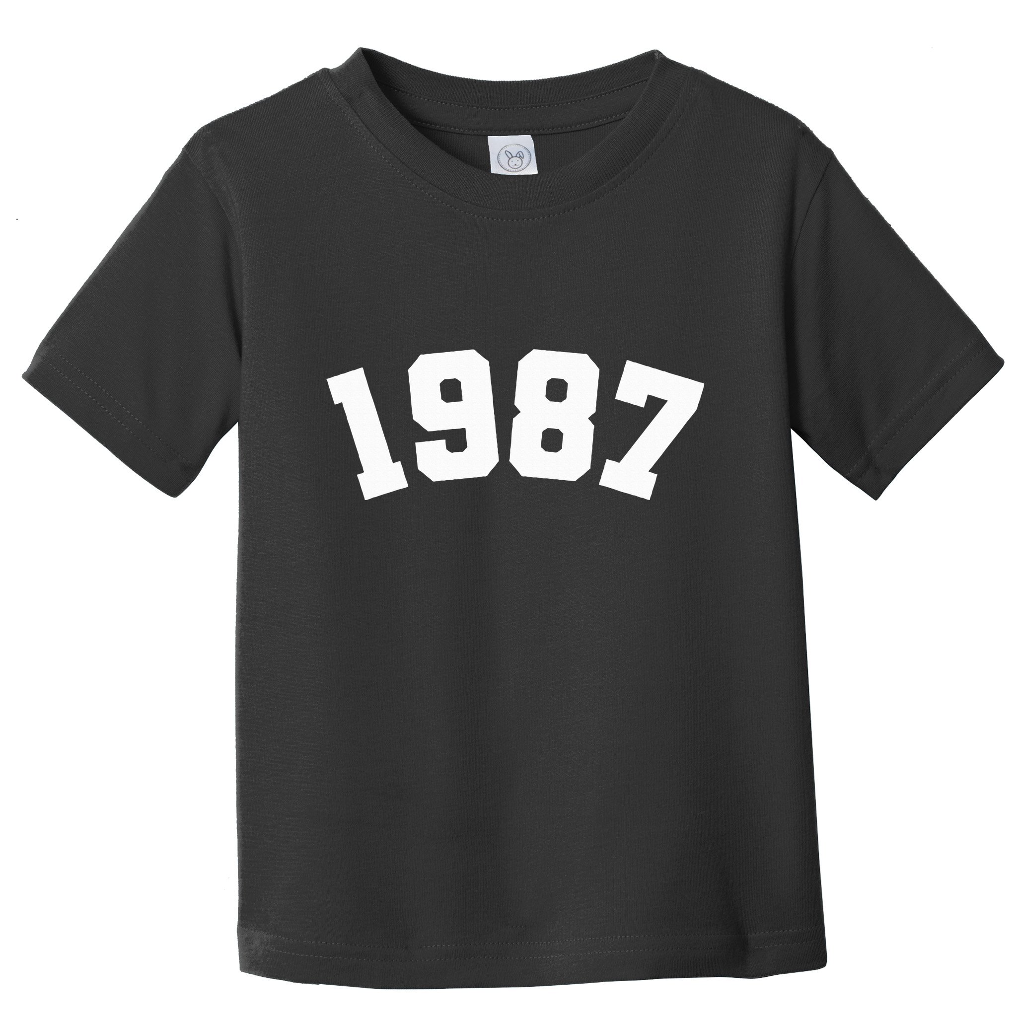 1987 Varsity Vintage College Style 37th Birthday Toddler T-Shirt