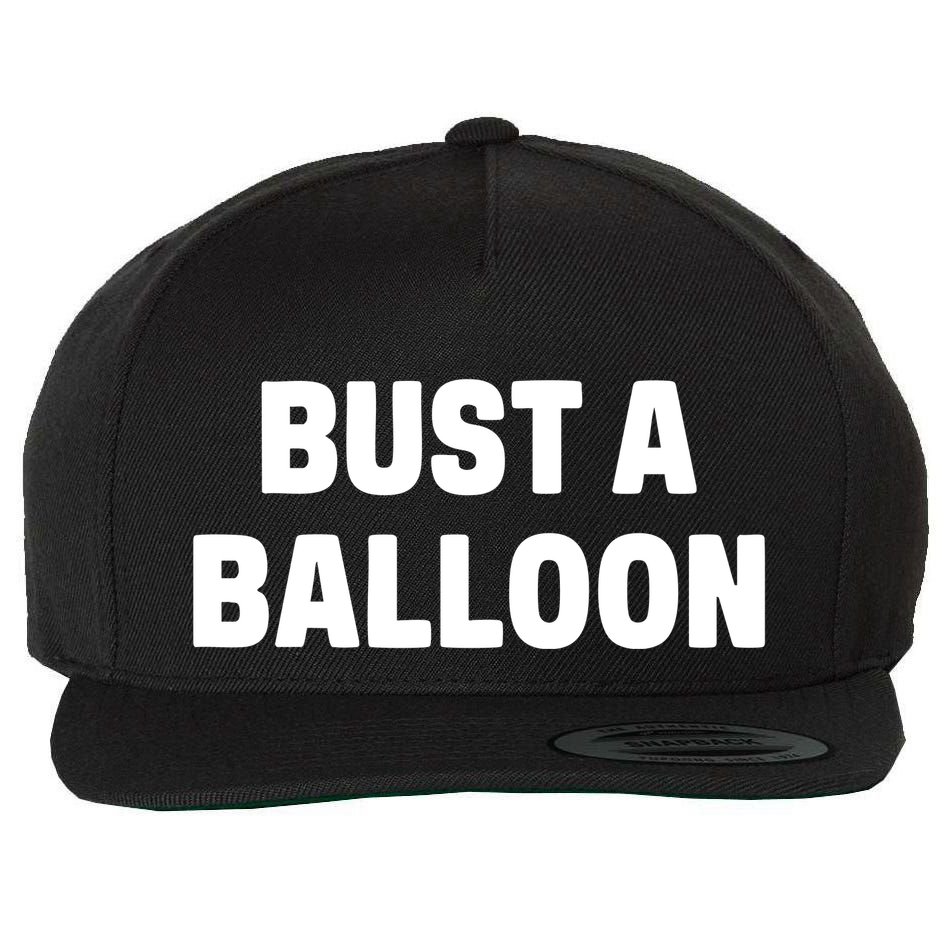 1yaszn Wearing Bust A Balloon Wool Snapback Cap
