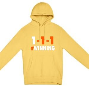 111 #Winning Cleveland Football Premium Pullover Hoodie