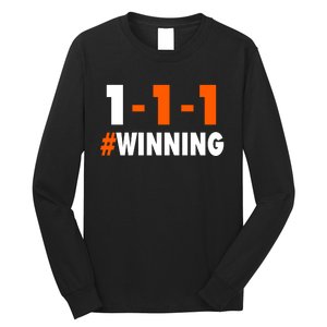 111 #Winning Cleveland Football Long Sleeve Shirt