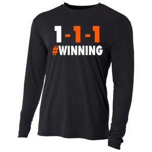 111 #Winning Cleveland Football Cooling Performance Long Sleeve Crew