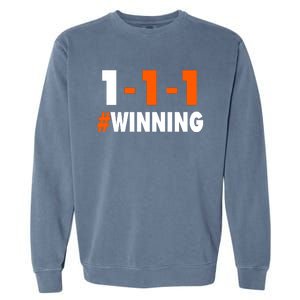 111 #Winning Cleveland Football Garment-Dyed Sweatshirt