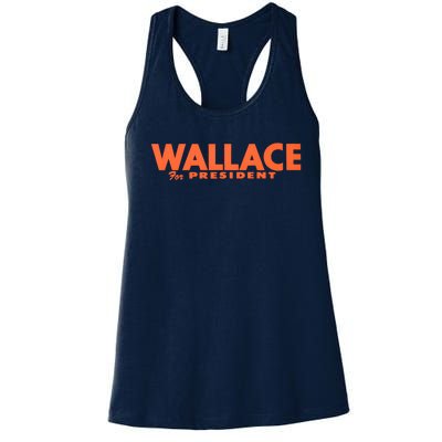 1968 Wallace For President Women's Racerback Tank