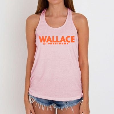 1968 Wallace For President Women's Knotted Racerback Tank