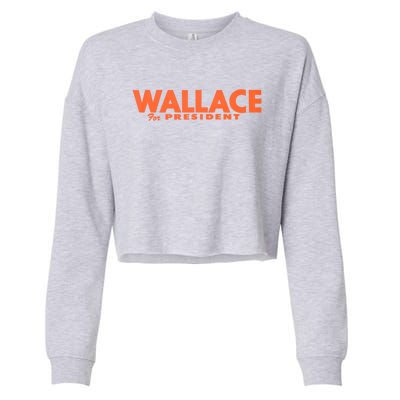 1968 Wallace For President Cropped Pullover Crew