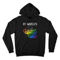 1 World's gayest Dad Holiday Father Papa Pops Parent Hero Hoodie