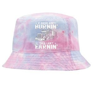 18 Wheeler Highway Truck Driver CDL Trailer Tie-Dyed Bucket Hat