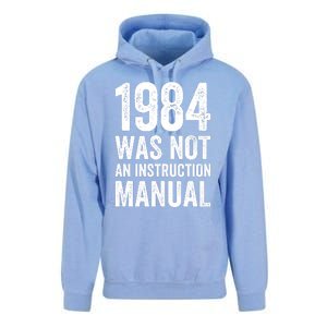 1984 Was Not An Instruction Manual Unisex Surf Hoodie