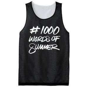 1000 Words Of Summer Mesh Reversible Basketball Jersey Tank