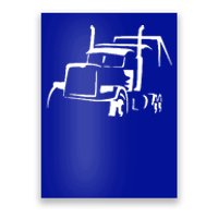 18 Wheeler Semi Truck Gift For Truck Drivers Who Loves Otr Poster