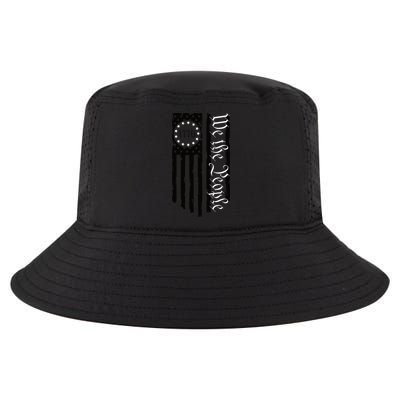 1776 We The People Betsy Ross Flag Patriotic Apparel Cool Comfort Performance Bucket Hat