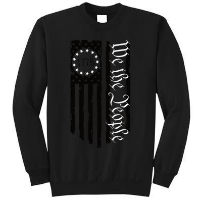 1776 We The People Betsy Ross Flag Patriotic Apparel Sweatshirt