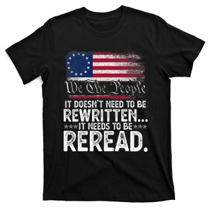 1776 We The People Betsy Ross 4th Of July American Flag 1776 T-Shirt