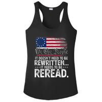 1776 We The People Betsy Ross 4th Of July American Flag 1776 Ladies PosiCharge Competitor Racerback Tank