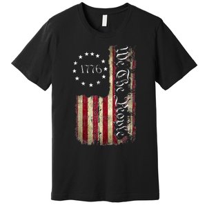 1776 We The People Patriotic American Constitution Premium T-Shirt