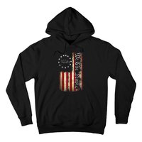 1776 We The People Patriotic American Constitution Hoodie