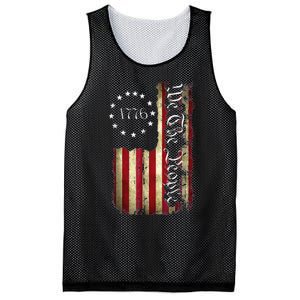 1776 We The People Patriotic American Constitution Mesh Reversible Basketball Jersey Tank