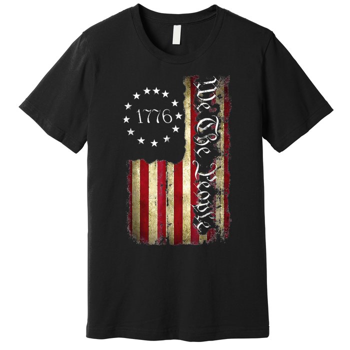 1776 We The People Patriotic American Constitution Premium T-Shirt