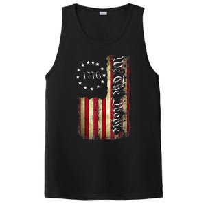 1776 We The People Patriotic American Constitution PosiCharge Competitor Tank