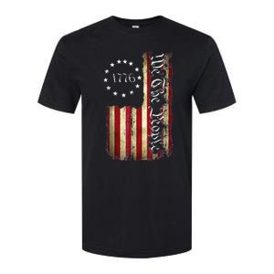 1776 We The People Patriotic American Constitution Softstyle CVC T-Shirt