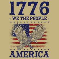 1776 We The People American Flag Eagle Patriotic Cooling Performance Crew T-Shirt
