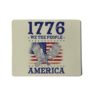 1776 We The People American Flag Eagle Patriotic Mousepad