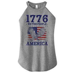 1776 We The People American Flag Eagle Patriotic Women’s Perfect Tri Rocker Tank