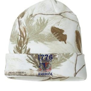 1776 We The People American Flag Eagle Patriotic Kati Licensed 12" Camo Beanie