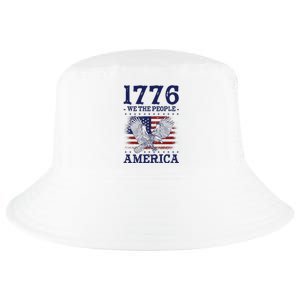 1776 We The People American Flag Eagle Patriotic Cool Comfort Performance Bucket Hat