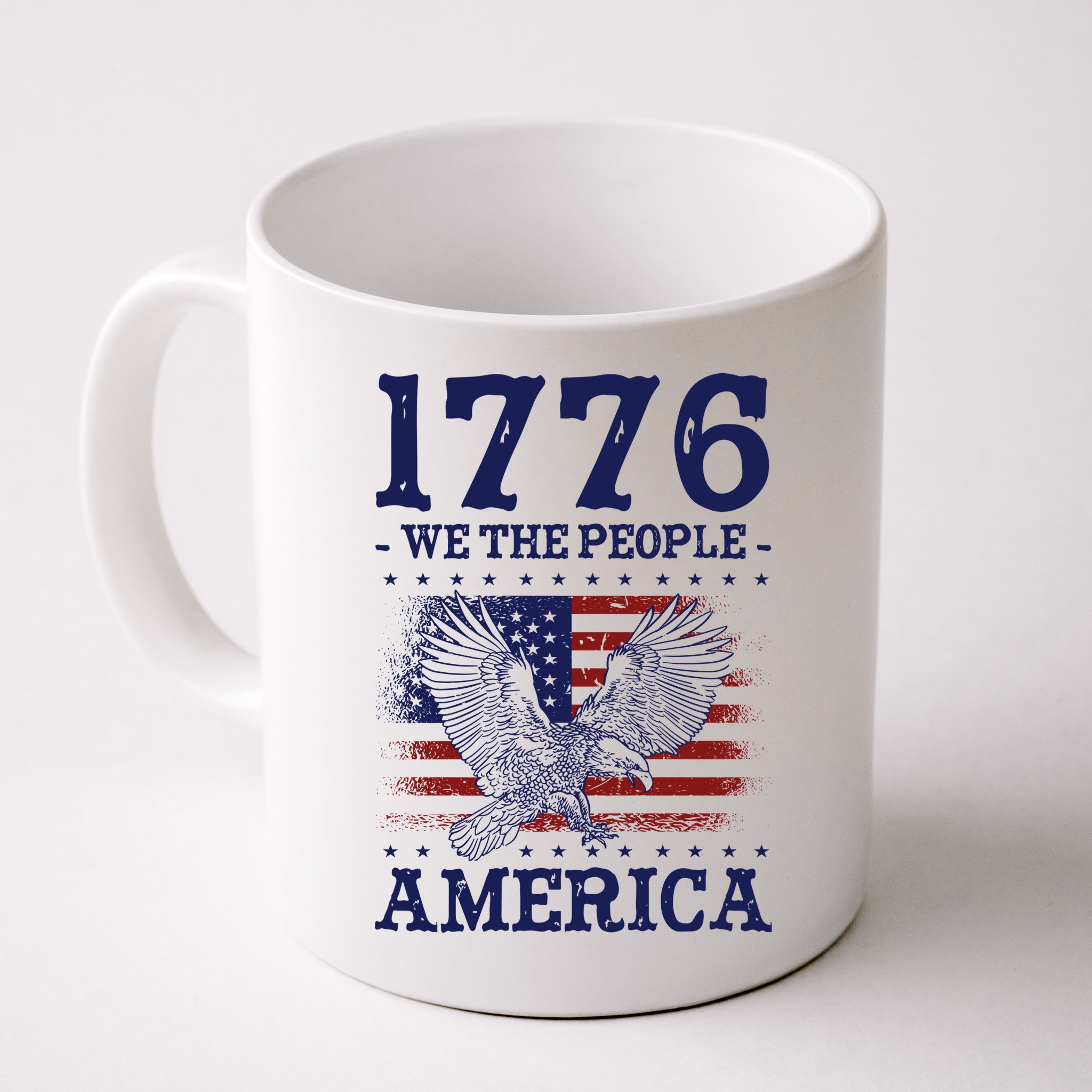 1776 We The People American Flag Eagle Patriotic Mug