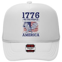 1776 We The People American Flag Eagle Patriotic Trucker Hat
