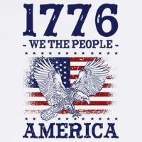 1776 We The People American Flag Eagle Patriotic Trucker Hat