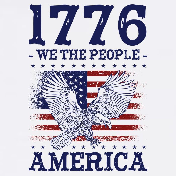 1776 We The People American Flag Eagle Patriotic Trucker Hat