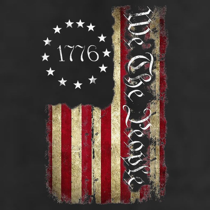1776 We The People Patriotic American Constitution Cool Comfort Performance Bucket Hat