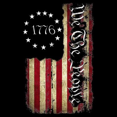 1776 We The People Patriotic American Constitution T-Shirt