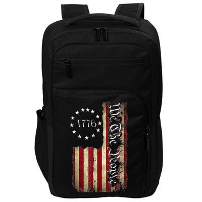 1776 We The People Patriotic American Constitution Impact Tech Backpack
