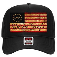 1776 We The People US Flag Visually Aged And Distressed Hat