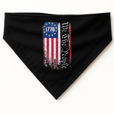 1776 We The People Betsy Ross American Flag USA-Made Doggie Bandana