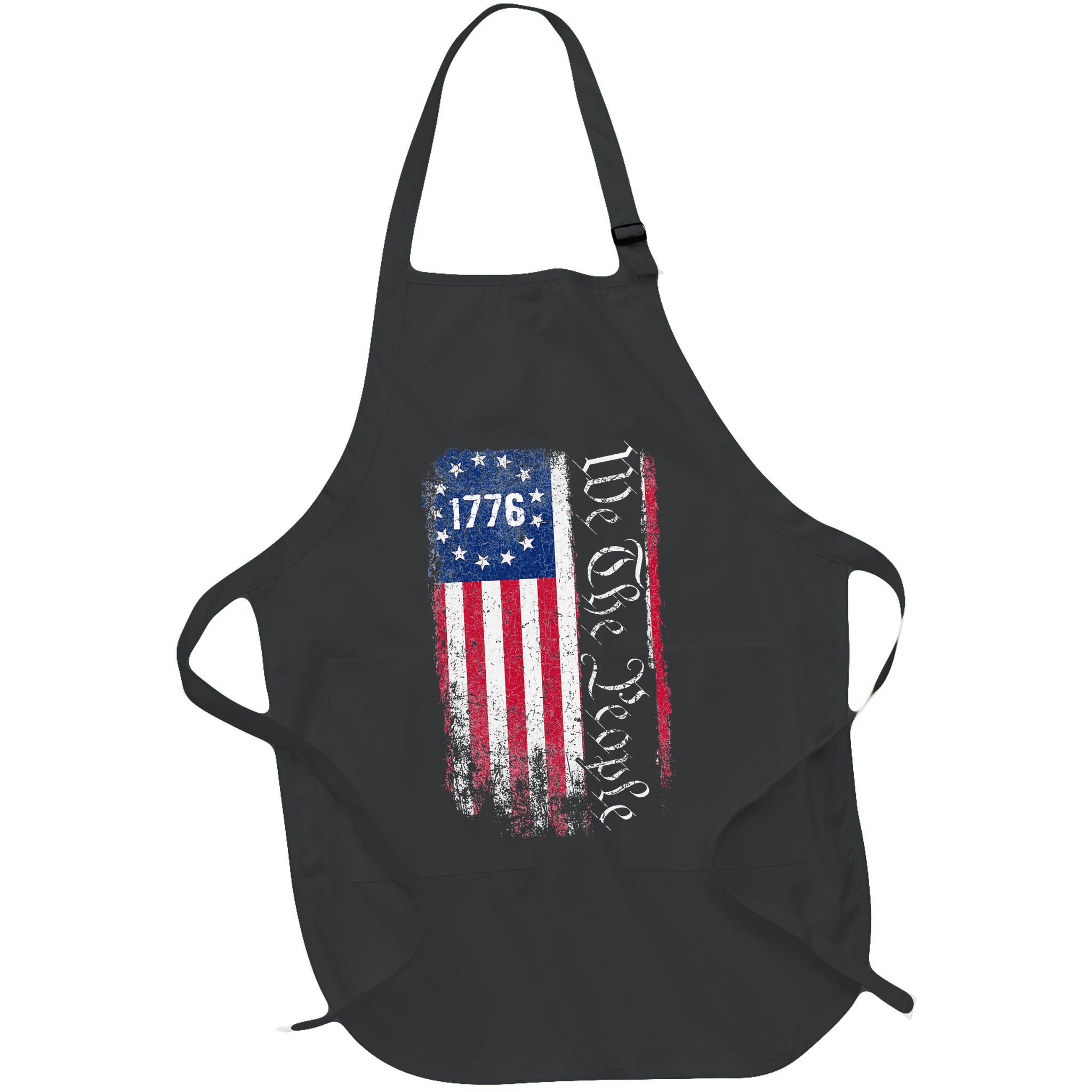 1776 We The People Betsy Ross American Flag Apron