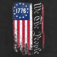 1776 We The People Betsy Ross American Flag 11oz C Handle Ceramic Mug